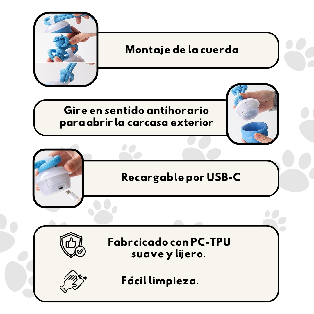 Pelota Malvada 360º Para Perros